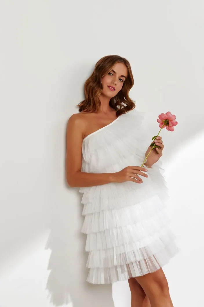 Adorned White Wedding Dress