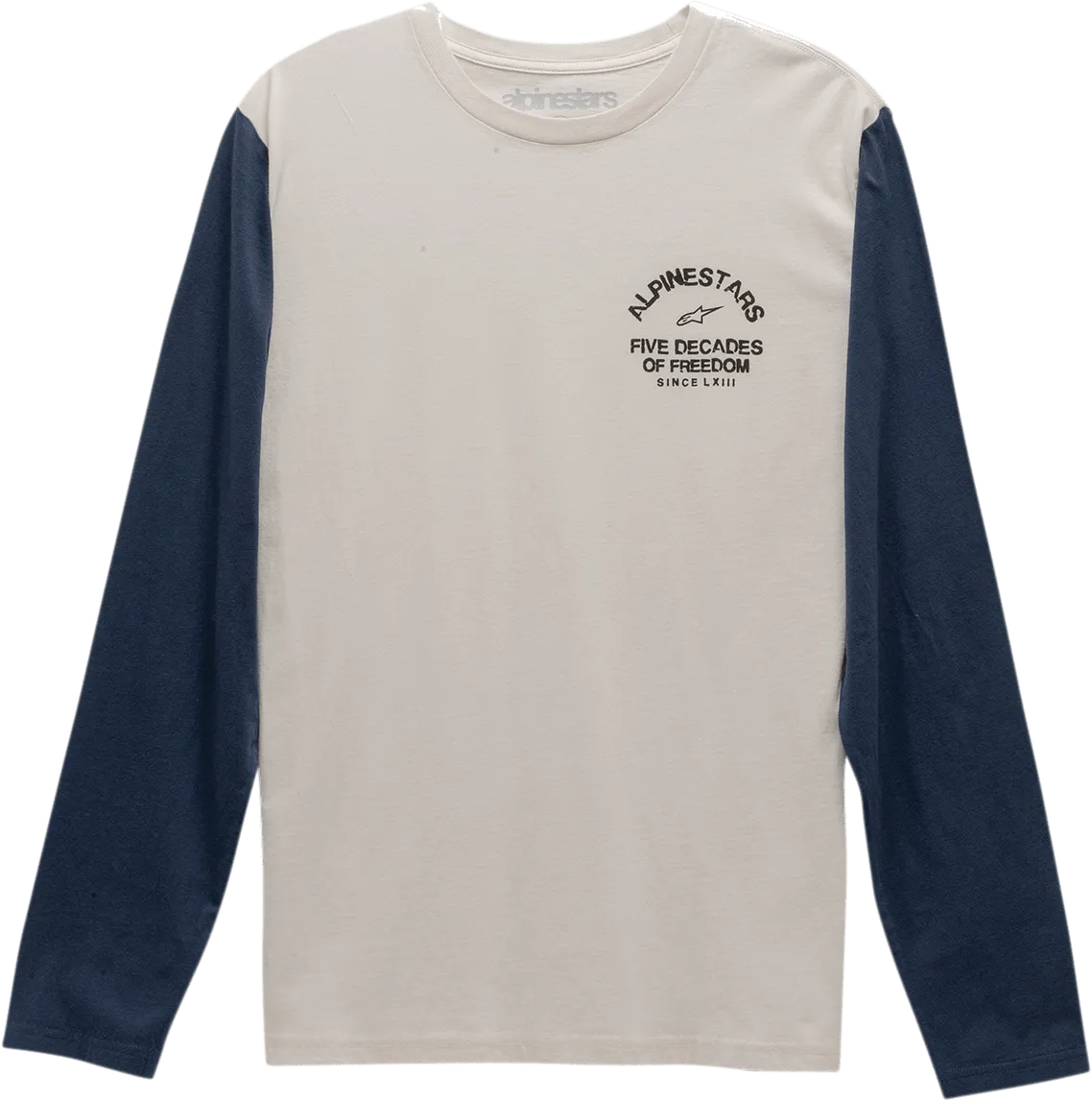 ALPINESTARS Decades Long-Sleeve T-Shirt - Natural - Large 12117400991L