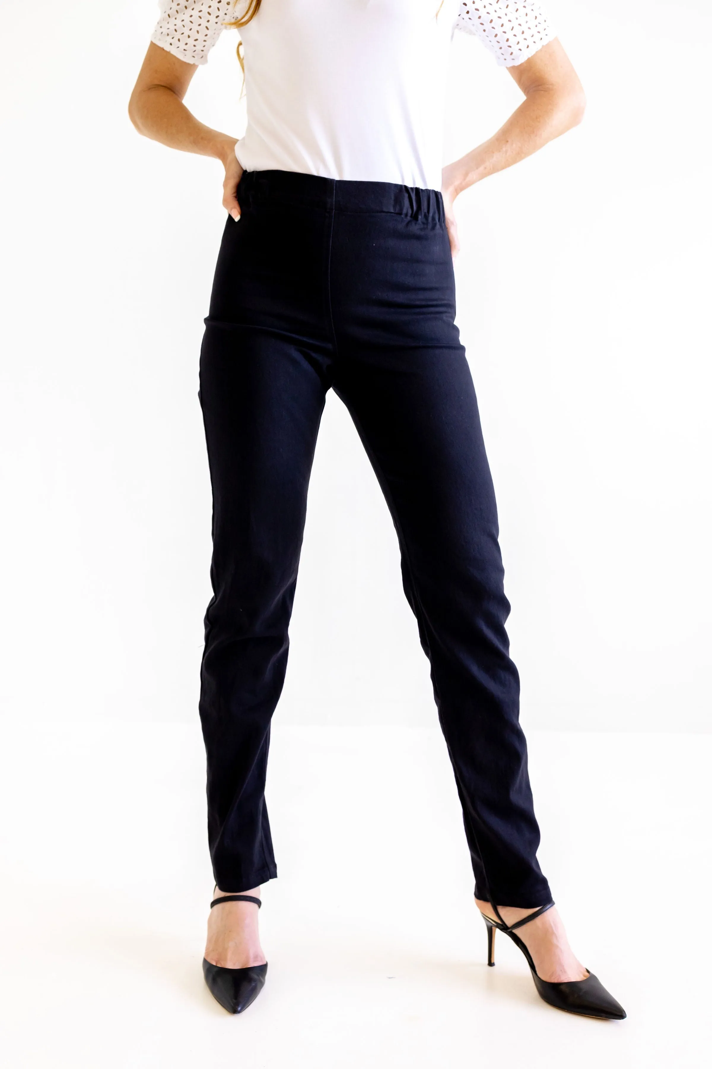 Barrington Frieda Pull-On Jeans Indigo Denim