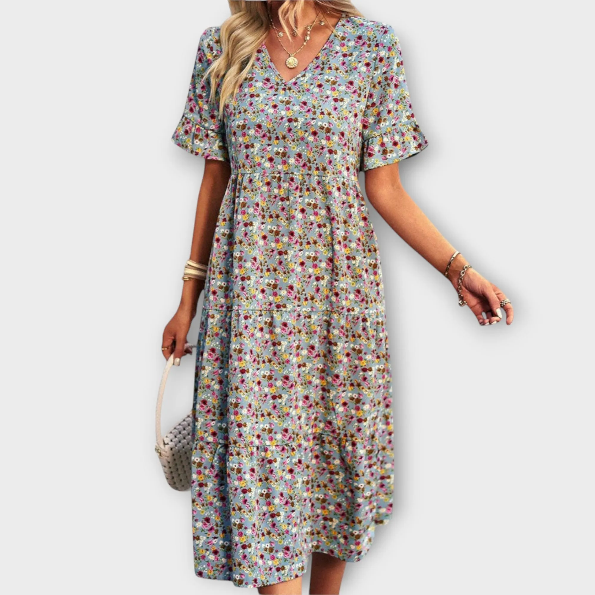 Ema Floral Midi Dress