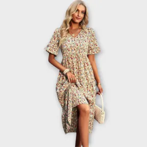 Ema Floral Midi Dress