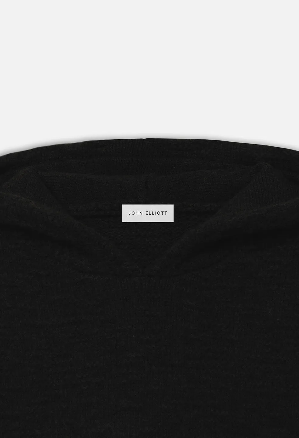 Glitch Jacquard Poncho / Black