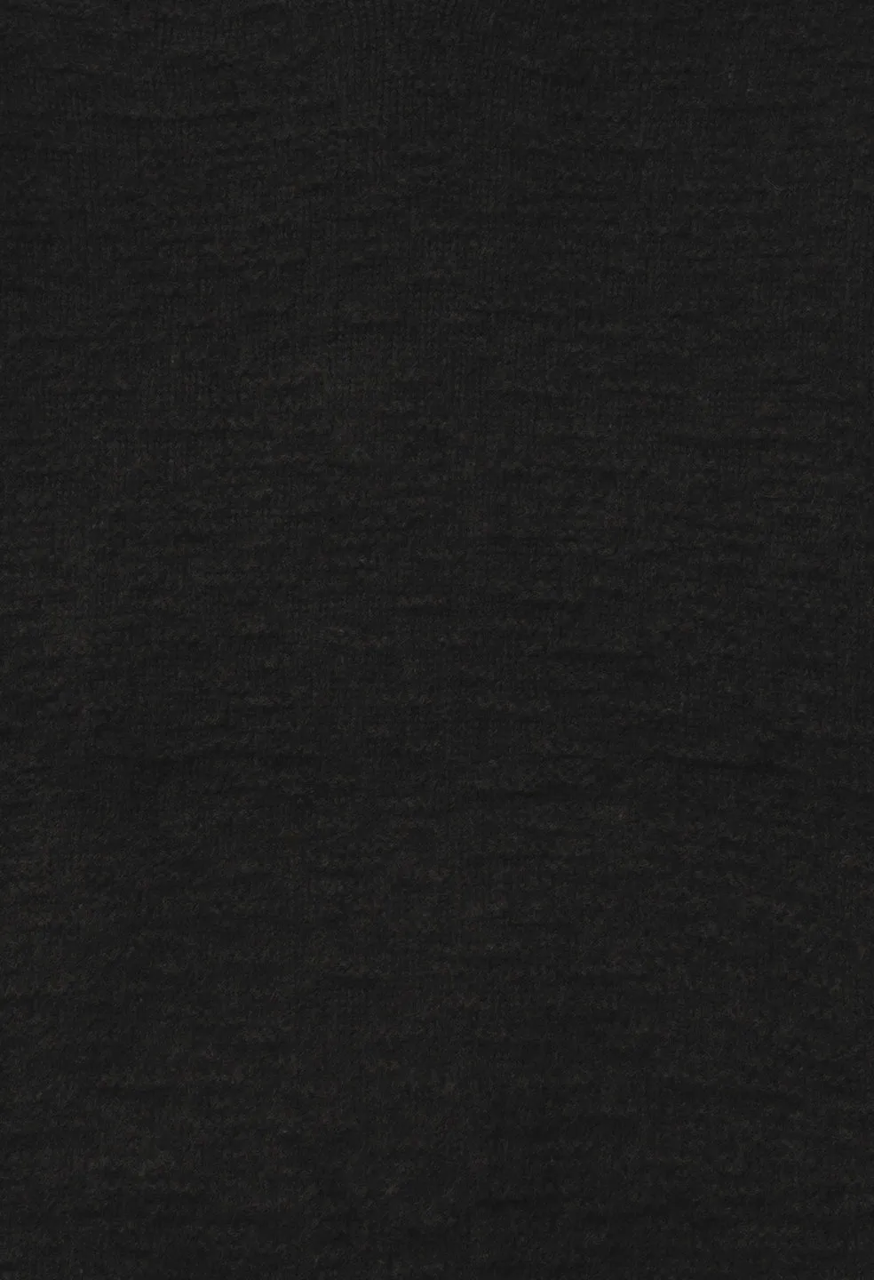 Glitch Jacquard Poncho / Black