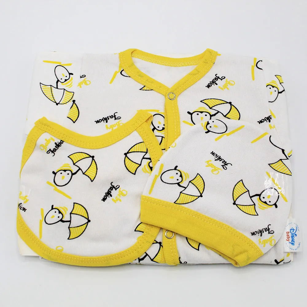 Imported Newborn Baby Cute Winter Warm 5 Pcs Starter Set For 0-3 Months