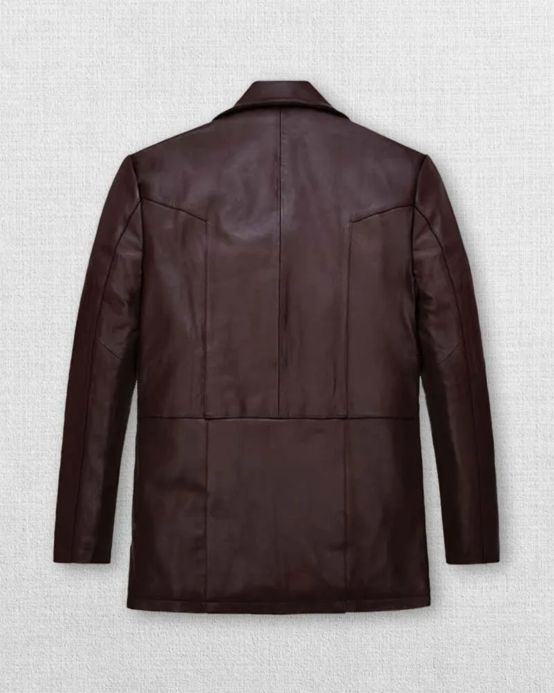 JOHNNY DEPP DONNIE BRASCO LEATHER BLAZER