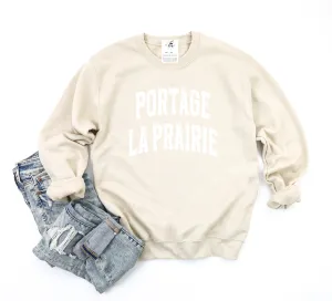 Portage la Prairie Crew Sweater || Sand