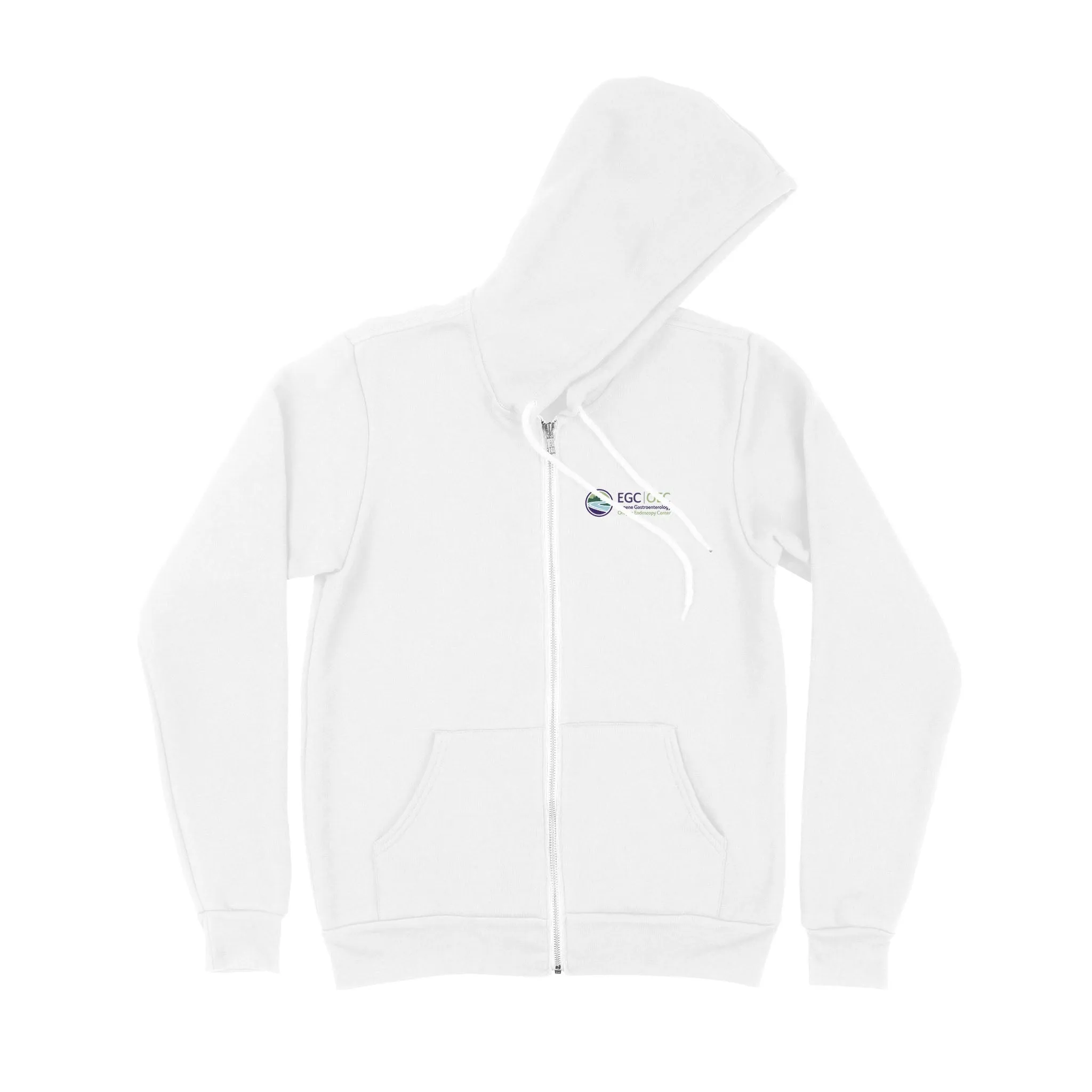 Premium Zip Hoodie - Eugene Gastroenterology combo logo