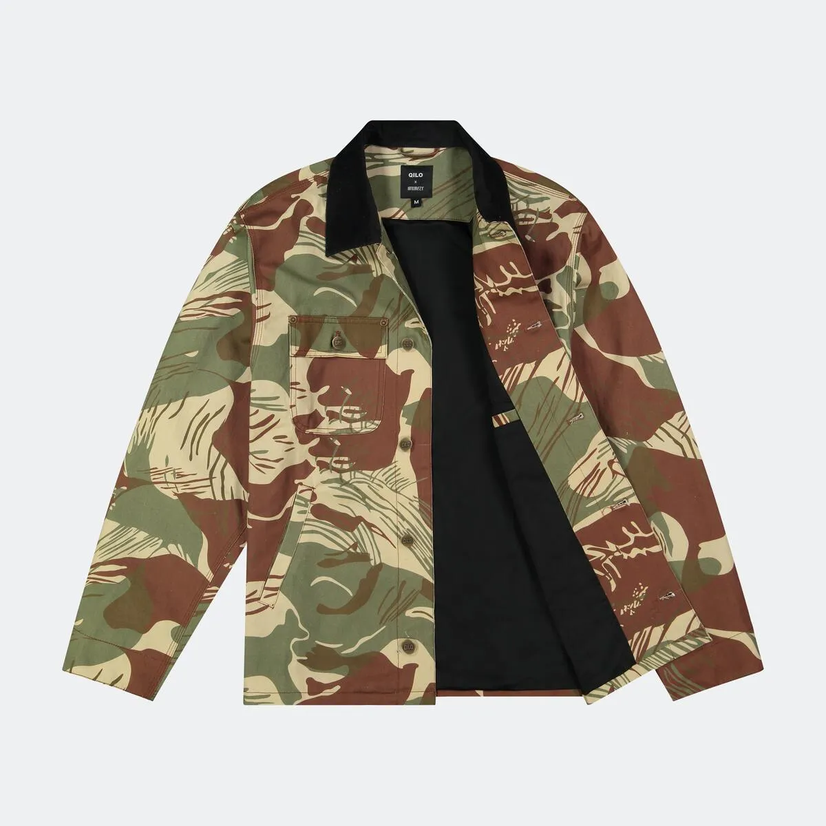 QILO x WRMFZY Chore Coat in Rhodesian Brushstroke