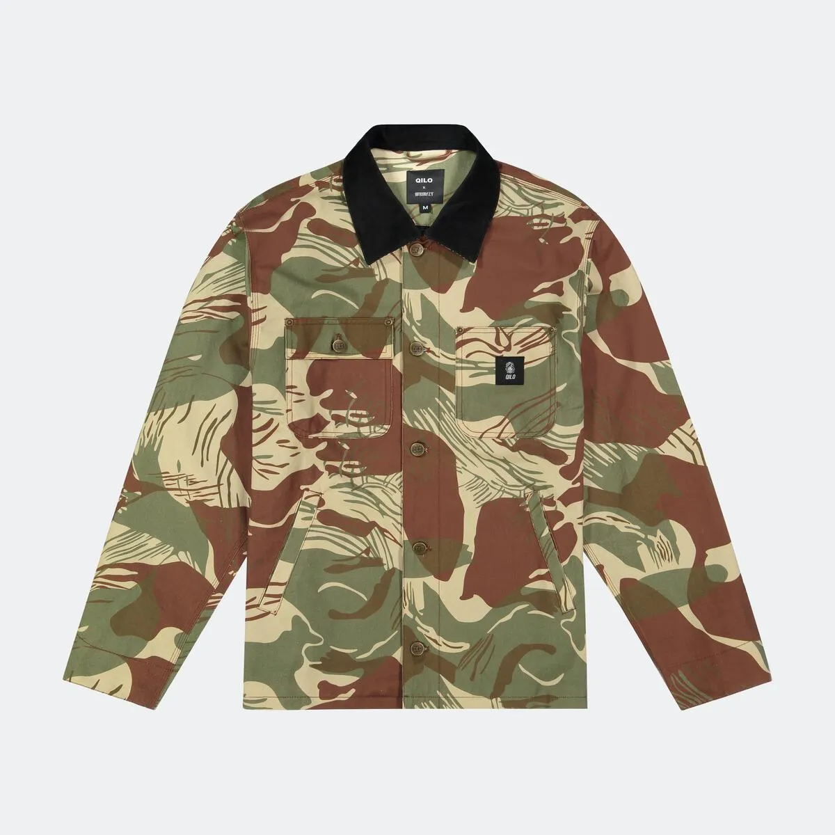 QILO x WRMFZY Chore Coat in Rhodesian Brushstroke