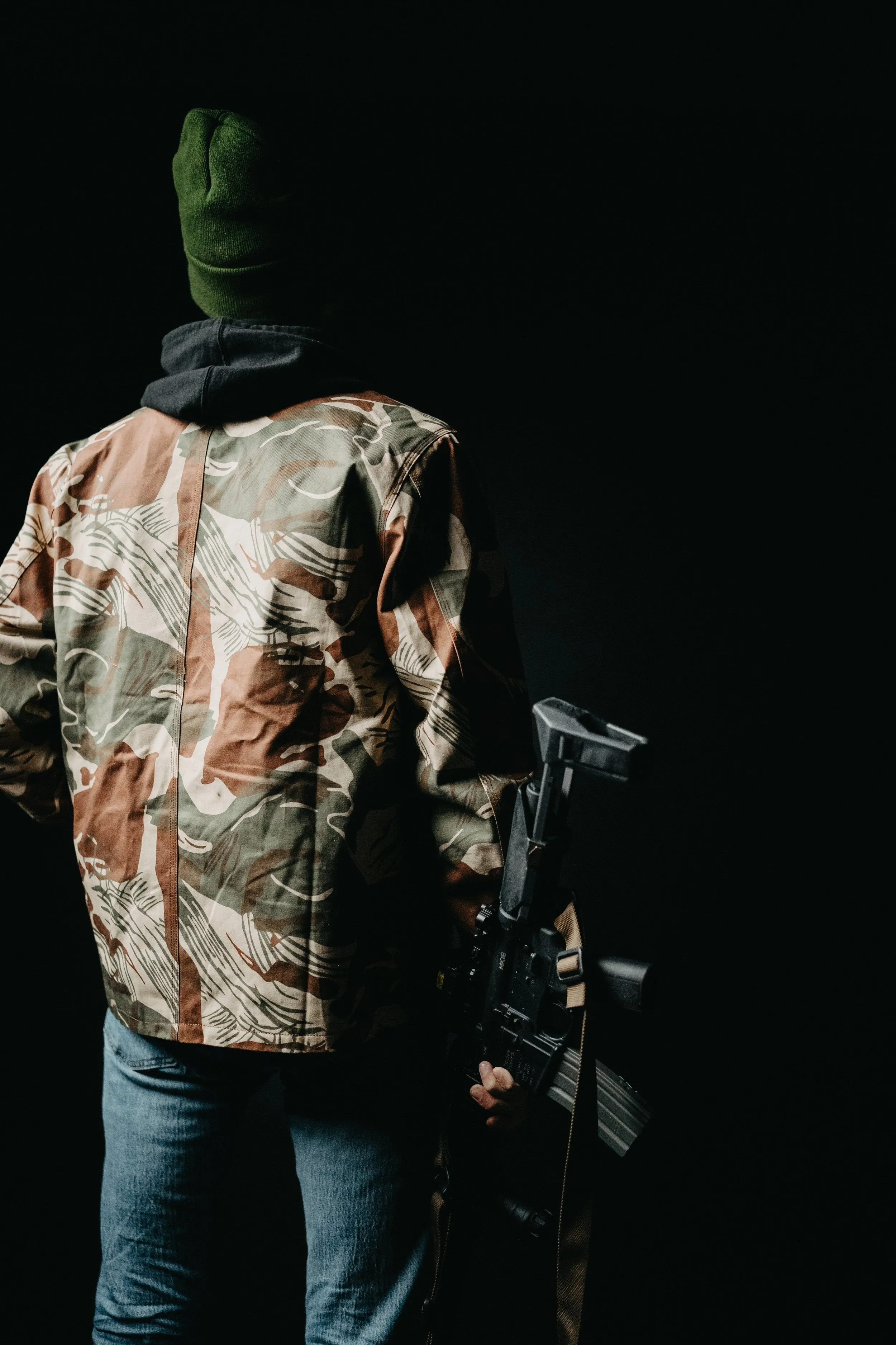 QILO x WRMFZY Chore Coat in Rhodesian Brushstroke