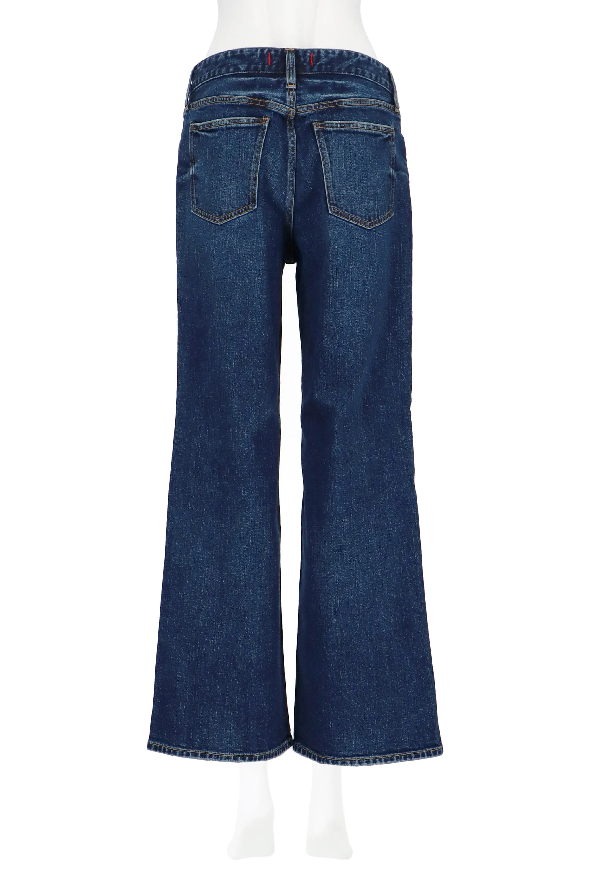 Red Card Tokyo Wide Leg Denim in Stone Wash