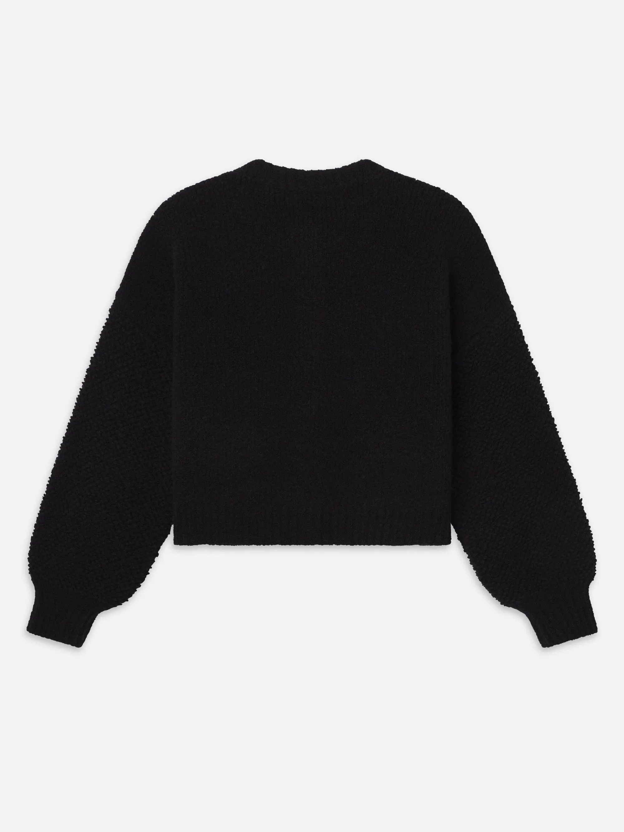 Ritz Mixed Stitch Sweater -- Black
