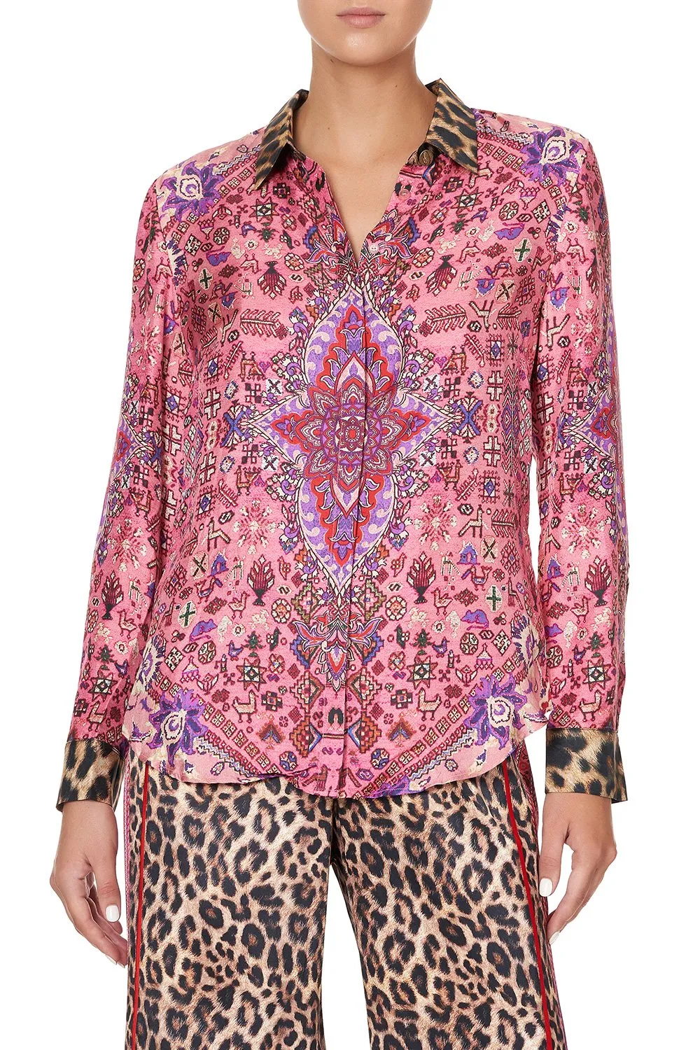 SLIM FIT LONG SLEEVE SHIRT LOTUS LOVERS