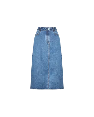 SUBLIME DENIM MIDI SKIRT