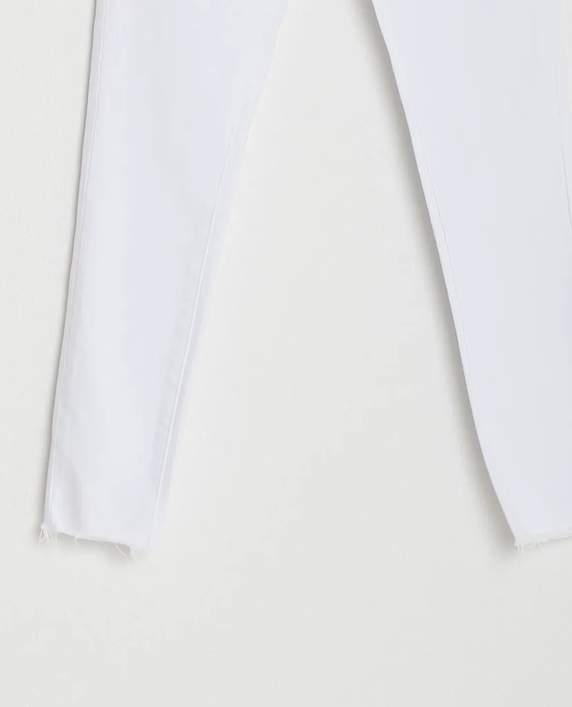 White Skinny Jeans - White Denim
