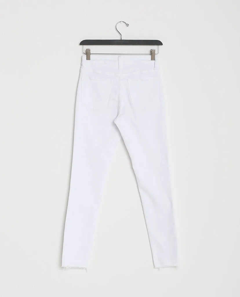 White Skinny Jeans - White Denim